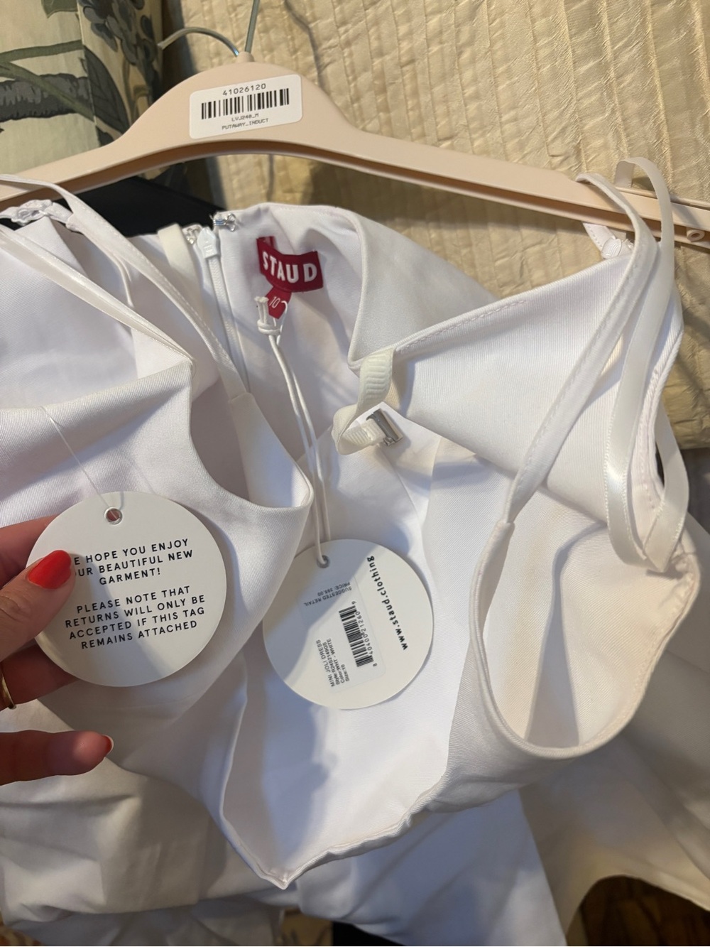 STAUD mini Joli Spaghetti Strap Dress - Picture 4 of 4